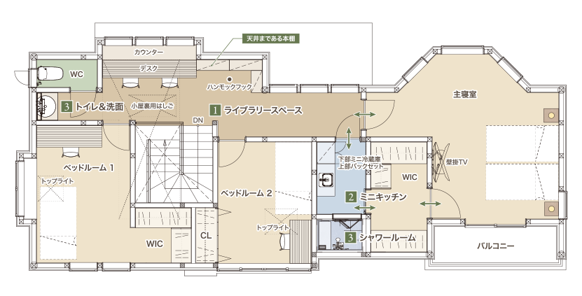 Surfer's House 間取り図